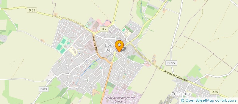 localisation de l'entreprise DOUVRES TENNIS DE TABLE à DOUVRES-LA-DELIVRANDE