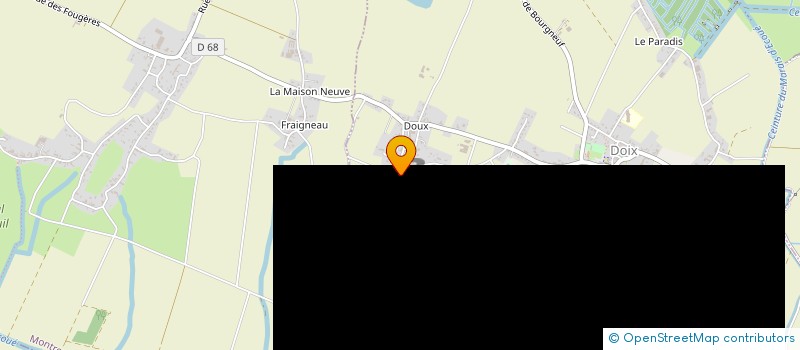 localisation de l'entreprise DOUX ENERGIE  DOIX LES FONTAINES