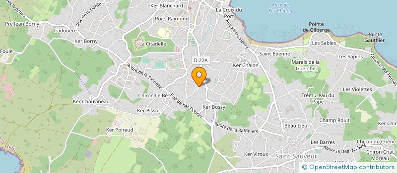 localisation de l'entreprise DOUX FLORIAN  L'ILE-D'YEU