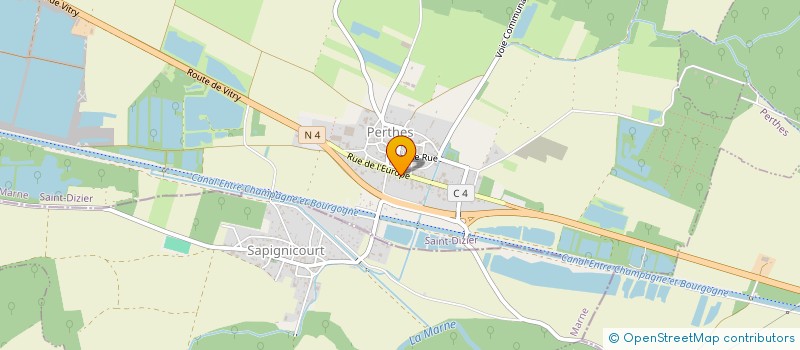 localisation de l'entreprise DOUX HABITAT à PERTHES