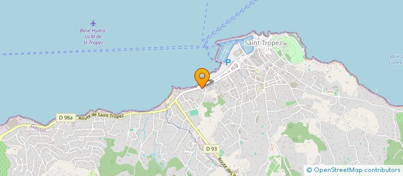 localisation de l'entreprise DOUX LINGE à SAINT-TROPEZ