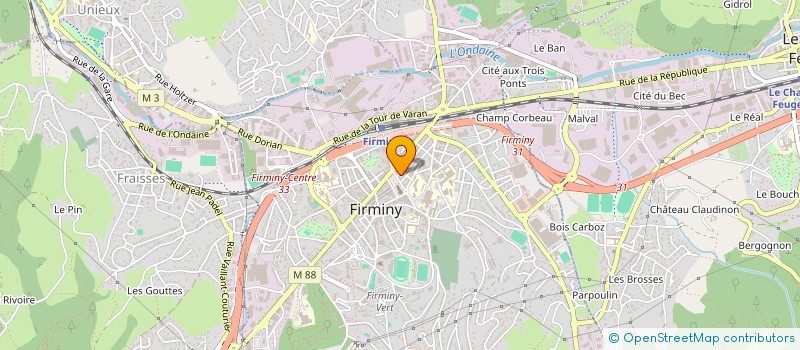 localisation de l'entreprise DOUX NID à FIRMINY