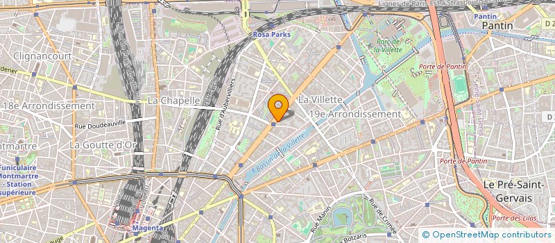 localisation de l'entreprise DOUX RIVAGE  PARIS