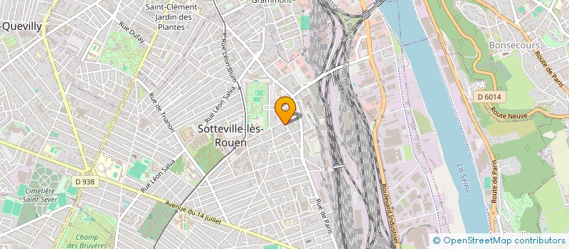 localisation de l'entreprise DOUX'SOEURS  SOTTEVILLE-LES-ROUEN