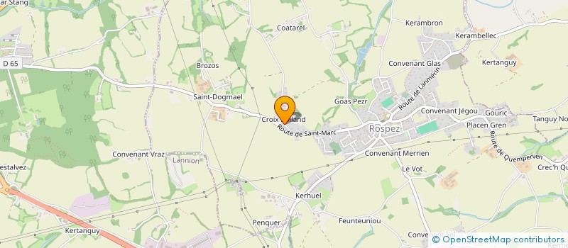 localisation de l'entreprise DOUXREVE  ROSPEZ