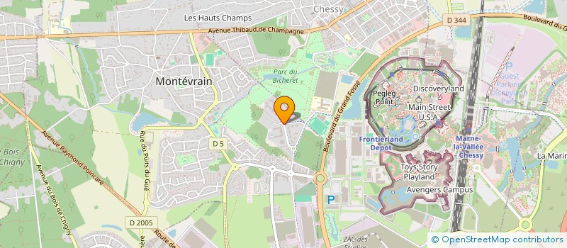 localisation de l'entreprise DOUYERE PHILIPPE ET DOUYERE ISABELLE  MONTEVRAIN