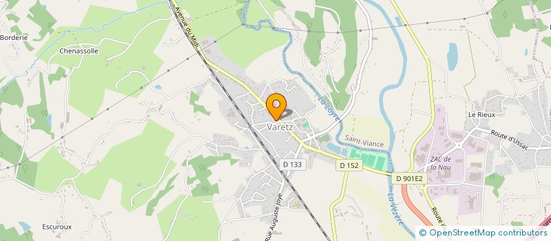 localisation de l'entreprise DOUZAUTO  VARETZ