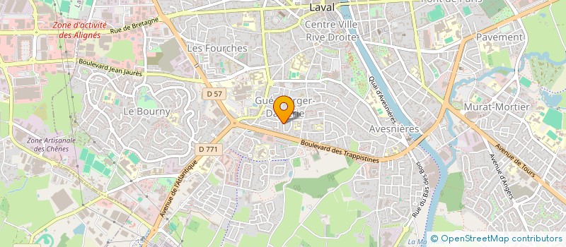 localisation de l'entreprise DOUZE à LAVAL