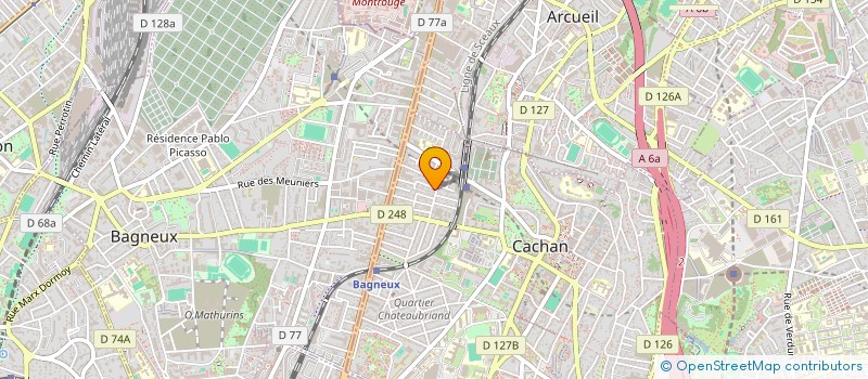 localisation de l'entreprise DOUZE AVENIRS  CACHAN