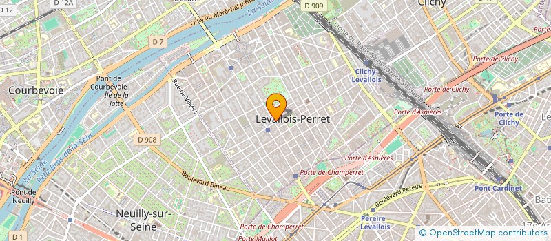 localisation de l'entreprise DOUZE COMMUNICATION à LEVALLOIS-PERRET
