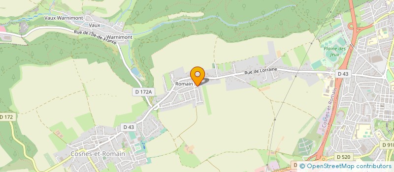 localisation de l'entreprise DOUZE HORIZONS  COSNES-ET-ROMAIN