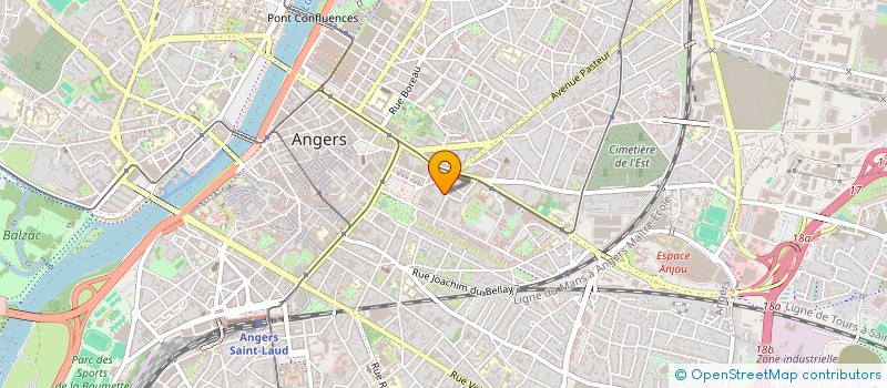 localisation de l'entreprise DOUZE IMMO à ANGERS