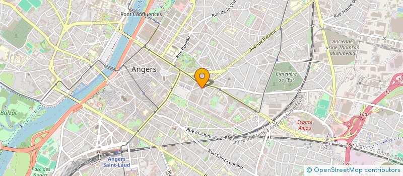 localisation de l'entreprise DOUZE POINTS à ANGERS