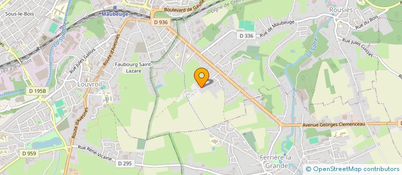 localisation de l'entreprise DOUZE-ROLAND  ROUSIES