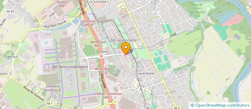 localisation de l'entreprise DOUZIECH  BLAGNAC