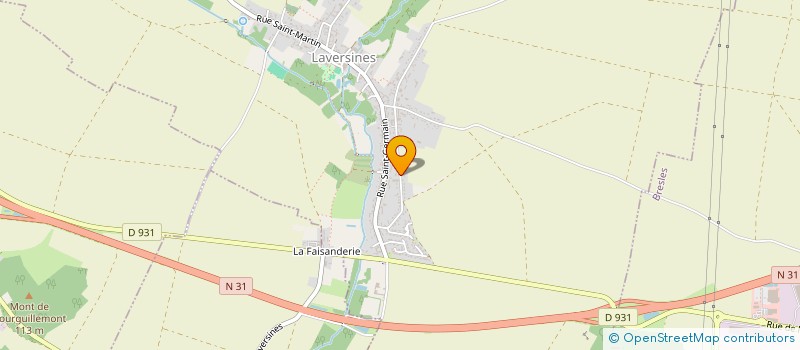 localisation de l'entreprise DOUZINEL STREET  LAVERSINES