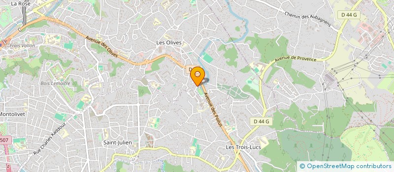 localisation de l'entreprise DOV à MARSEILLE