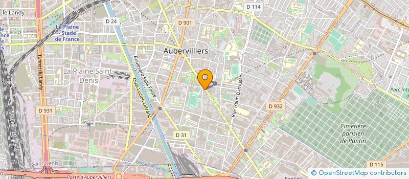 localisation de l'entreprise DOV ENTREPRISE à AUBERVILLIERS