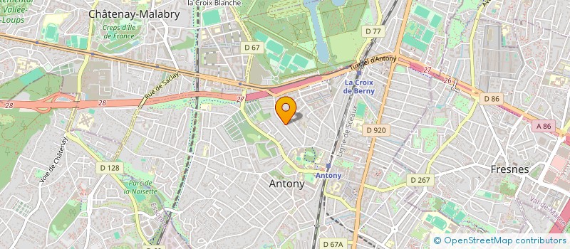 localisation de l'entreprise DOVAL HOLDING à ANTONY