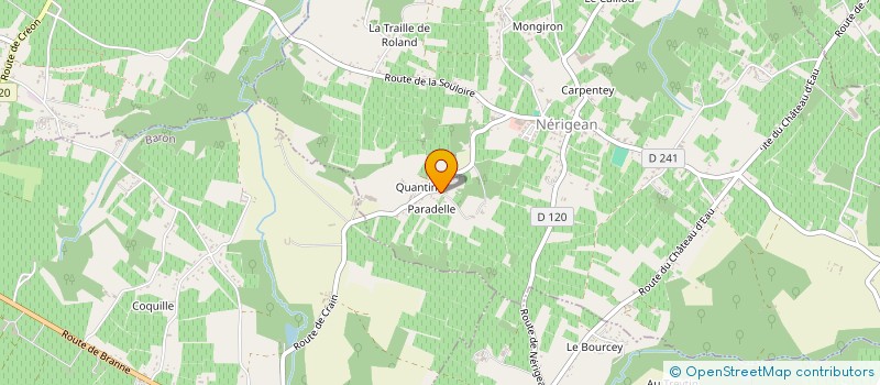 localisation de l'entreprise DOVANE  NERIGEAN