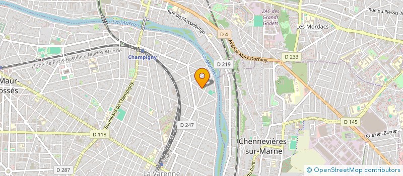 localisation de l'entreprise DOVE à SAINT-MAUR-DES-FOSSES