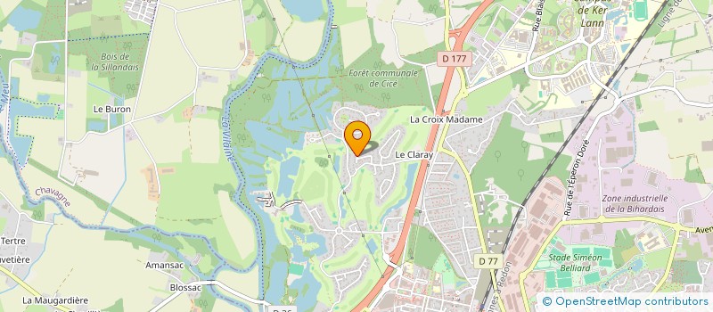 localisation de l'entreprise DOVE  BRUZ