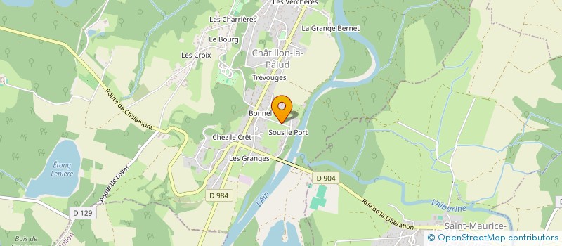 localisation de l'entreprise DOVE à CHATILLON-LA-PALUD