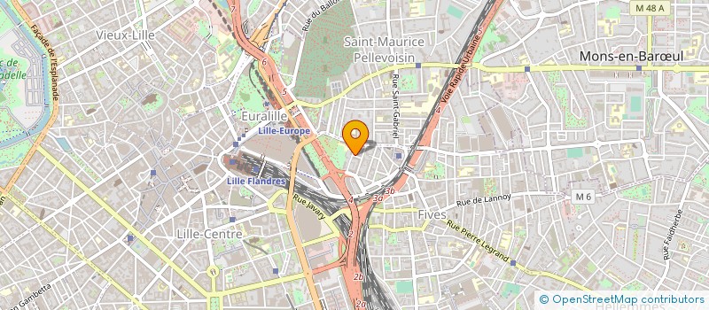 localisation de l'entreprise DOVE TRANSPORTEXPRESS à LILLE