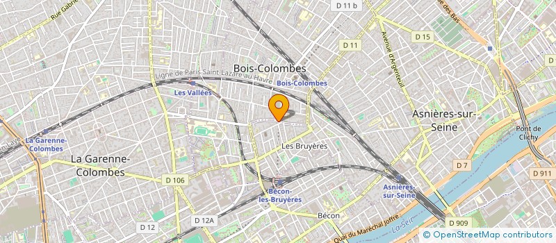 localisation de l'entreprise DOVE WOOD CONSEIL à BOIS-COLOMBES