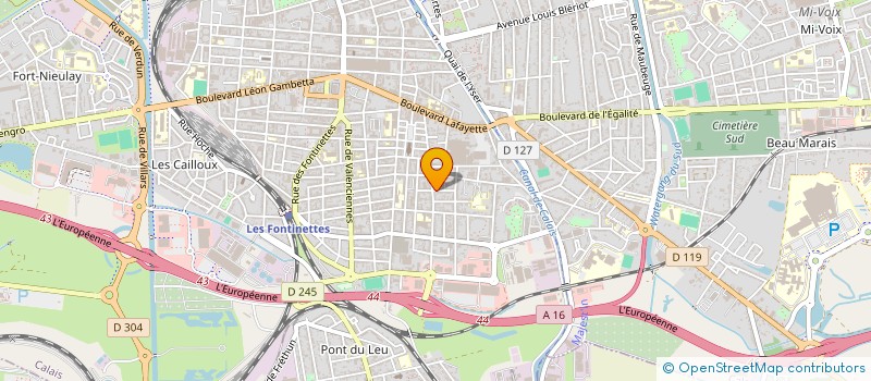 localisation de l'entreprise DOVER HAMILTON  CALAIS