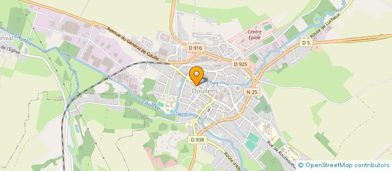 localisation de l'entreprise DOVERGNE-PETIT à ABBEVILLE