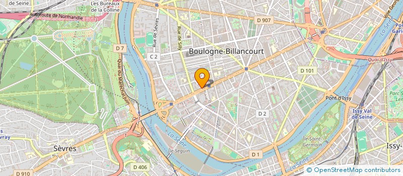 localisation de l'entreprise DOVIBA  BOULOGNE-BILLANCOURT