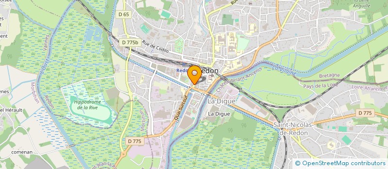 localisation de l'entreprise DOVINOHE à REDON