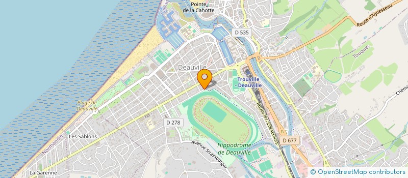 localisation de l'entreprise DOVIPPO à DEAUVILLE