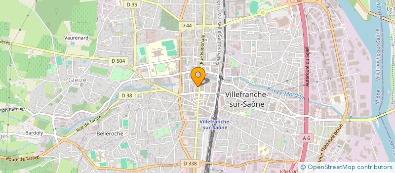 localisation de l'entreprise DOVMY  VILLEFRANCHE-SUR-SAONE