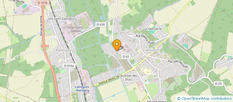 localisation de l'entreprise DOVONOUX NOUL  LIANCOURT