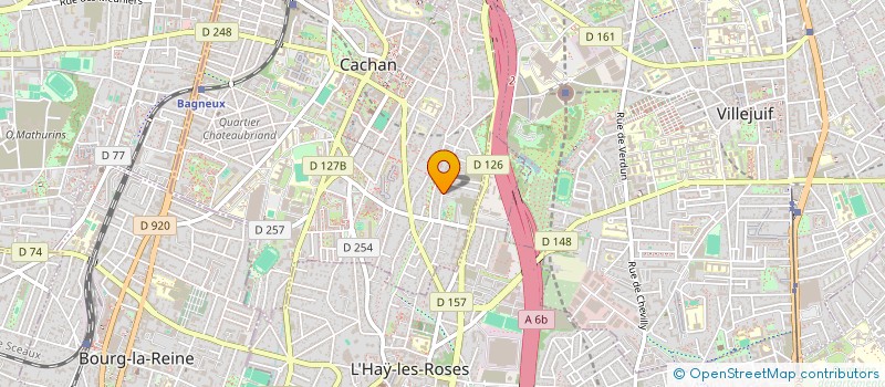 localisation de l'entreprise DOVULAKIS  CACHAN