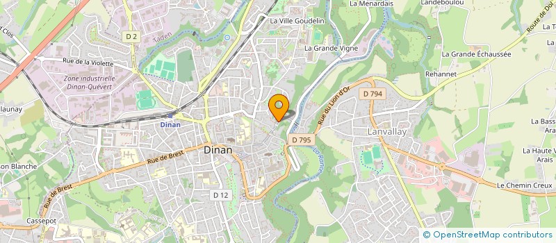 localisation de l'entreprise DOW BOX PRODUCTIONS  DINAN