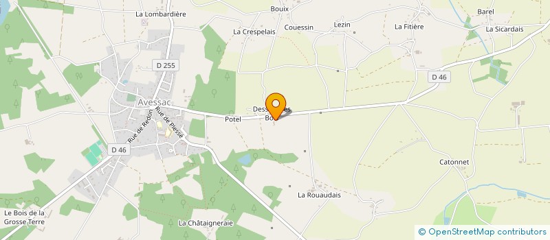 localisation de l'entreprise DOWN TOWN  FEGREAC