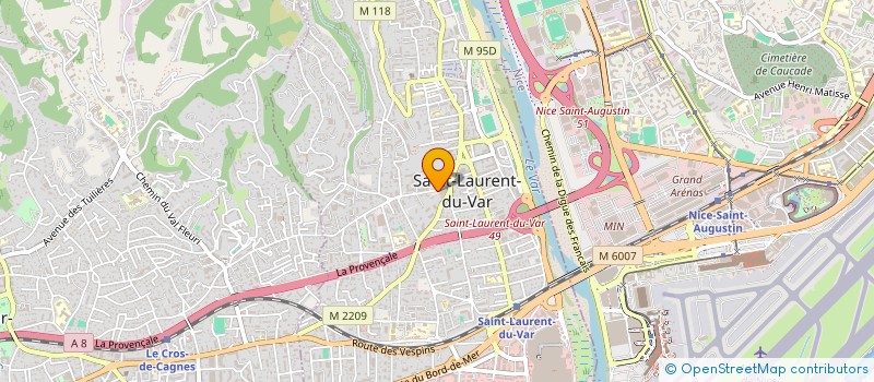 localisation de l'entreprise DOWNTOWN  SAINT-LAURENT-DU-VAR