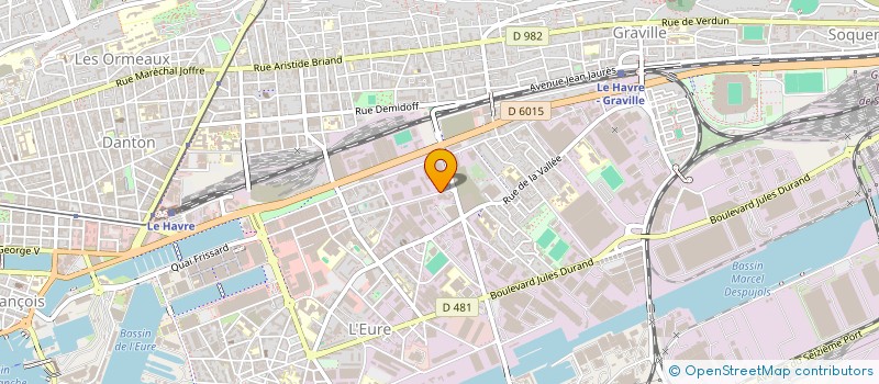 localisation de l'entreprise DOWNTOWN LH GYM à LE HAVRE