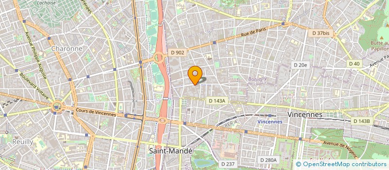 localisation de l'entreprise DOWSE MUSIC à MONTREUIL