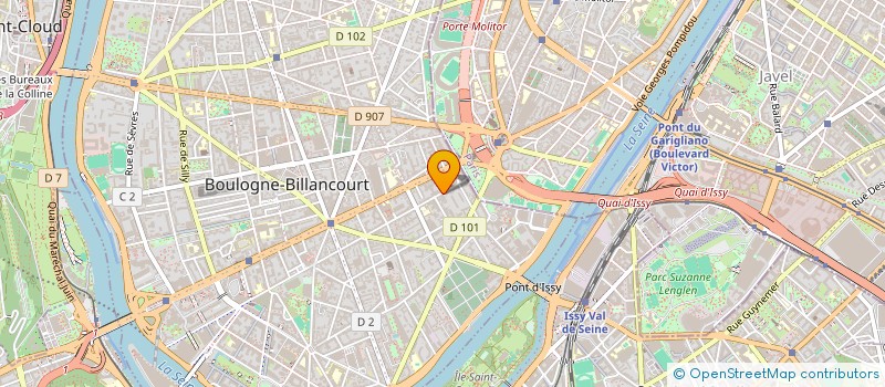 localisation de l'entreprise DOWSLAKE MICRO  BOULOGNE-BILLANCOURT