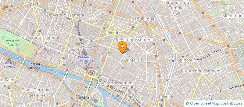 localisation de l'entreprise DOXA SAS  PARIS