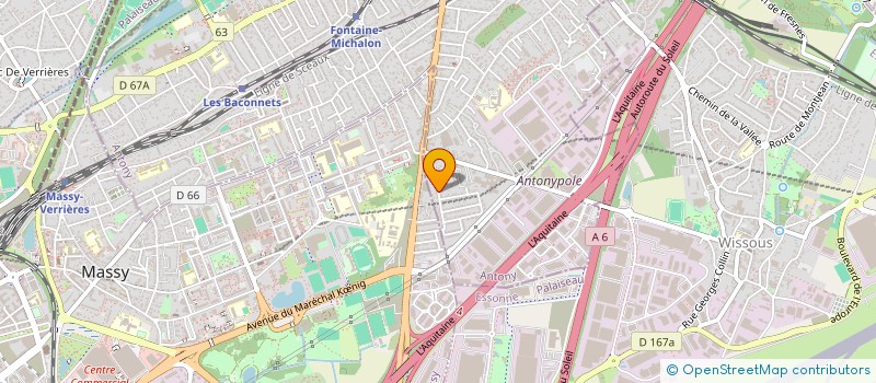 localisation de l'entreprise DOXELEC à ANTONY