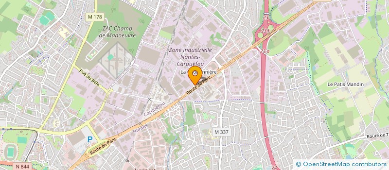 localisation de l'entreprise DOXIA à CARQUEFOU