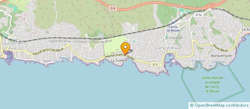 localisation de l'entreprise DOXIA  CARRY-LE-ROUET