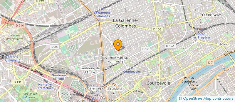 localisation de l'entreprise DOXIS à COURBEVOIE