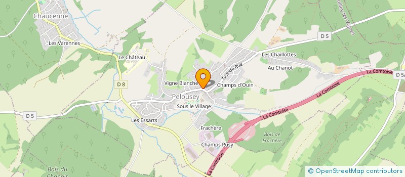 localisation de l'entreprise DOXY  EMAGNY