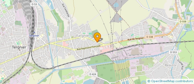 localisation de l'entreprise DOXYA à TERGNIER